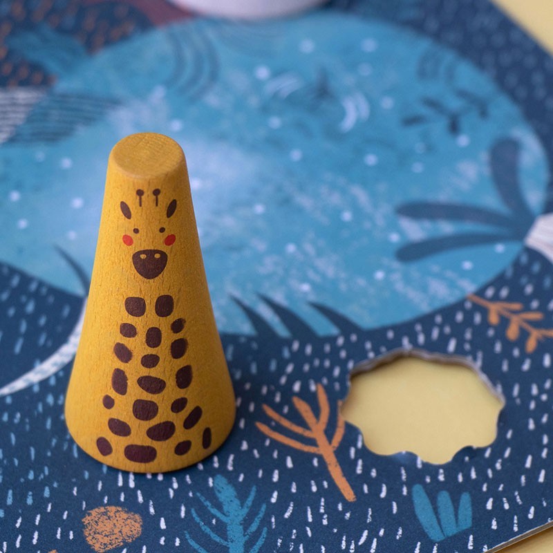 mini wooden world, symbolic play